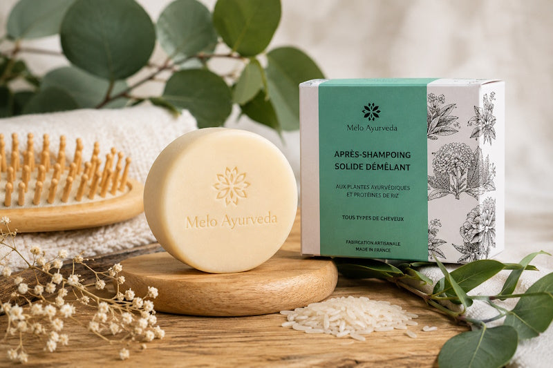 Après-shampoing solide démêlant