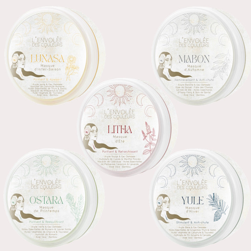 Masques Détox préparateurs et Rééquilibrants