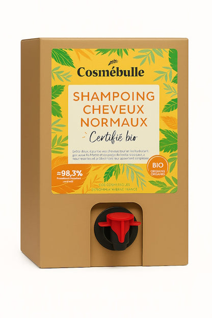 Recharge Shampoing Cheveux Normaux - Ortie & Orge bio
