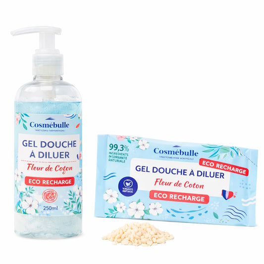 Gel douche à diluer - Fleur de coton