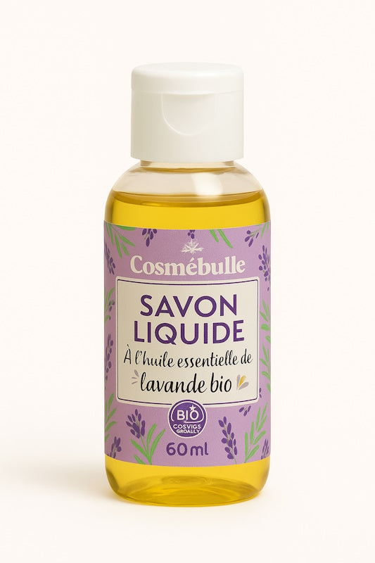 Savon liquide à l'huile essentielle de lavande Bio