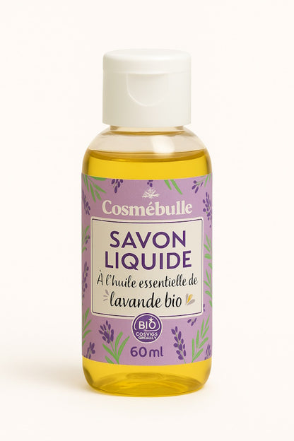 Savon liquide à l'huile essentielle de lavande Bio