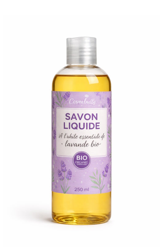 Savon liquide à l'huile essentielle de lavande Bio